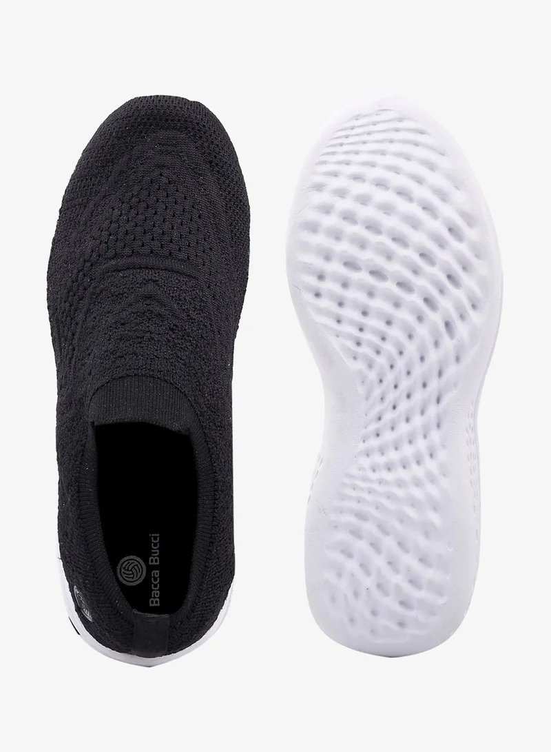 Bacca Bucci Black WALKER Slip-On Walking Breathable Mesh Sports Shoes for Women | Best Price UAE